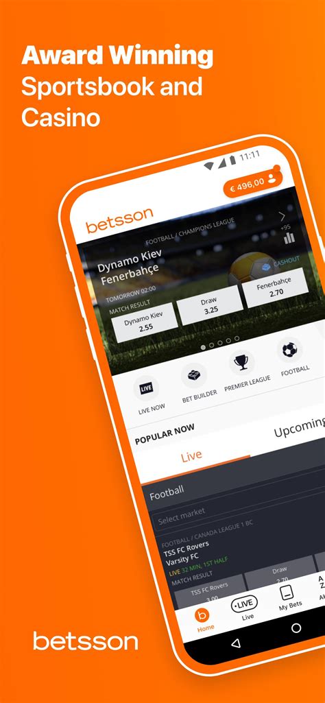 Download the Betsson app.